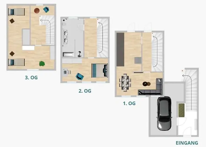 Charmantes Haus Mit Terrasse * 特拉本特拉巴赫